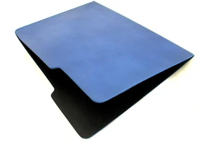 Aktenordner Leder von Graphic Image Made in America BLAU mit Schwarz - Bild 1 von 6