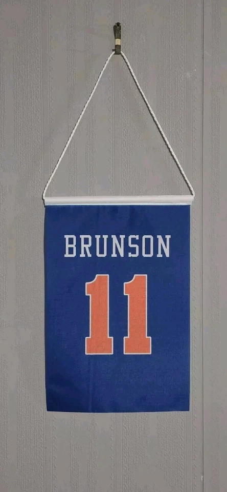Jalen Brunson New York Knicks 8x5.5 Inch Banner Flag - Image 1 of 1