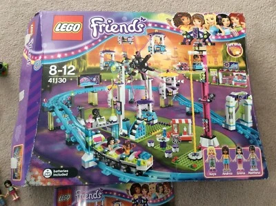 LEGO 41130 Friends Amusement Park Roller Coaster Complete Set With Box - Image 1 of 4