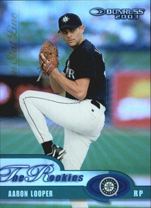 2003 (MARINERS) Donruss Rookies Stat Line Season #44 Aaron Looper/73