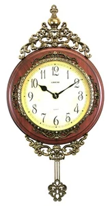 Victorian Style Ornate Pendulum Wall Clock - Picture 1 of 1