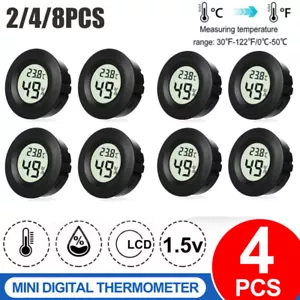 4/8x LCD Mini Digital Thermometer Hygrometer Temperature Humidity Humidity Meter - Picture 1 of 17