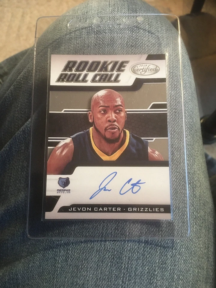 2018-19 Panini Certified Rookie Roll Call Jevon Carter Auto GRIZZLIES - Image 1 of 2