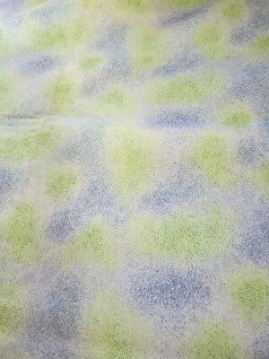 Tela de Costura Retro 2.8ydx45" Esponja Azul y Verde Lima Algodón Telas Generales Foto 1 de 4