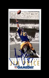 Jim Price Signed 1992 NFL GameDay Los Angeles Rams Autograph - Picture 1 of 2
