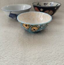 A Set Of Three Beautiful Rice Bowls
