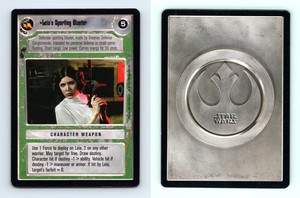 Leia's Sporting Blaster Star Wars Premiere Limited 1995 LS Uncommon CCG Card