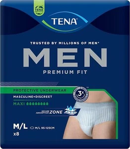 TENA Men Level 4 Protective Underwear, Heavy Incontinence - Pack of 8 Au - Picture 1 of 8