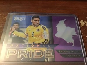 Radamel Falcao 2015-16 Panini Select Purple Prizm 99/99 - National Pride