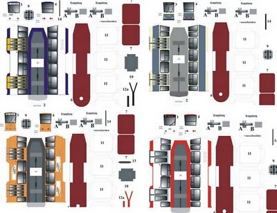 Straßenbahn Sachsen! Kartonmodell! Bausatz! Bastelbogen! - Bild 1 von 4