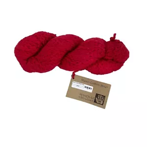 Manos del Uruguay Baumwolle Stria Garn rot Boucle #217 116 Yards 50 g AT781 - Bild 1 von 4