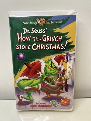 Dr Seuss’ How the Grinch Stole Christmas (VHS, 2000, Clam Shell) Foto 1 de 4
