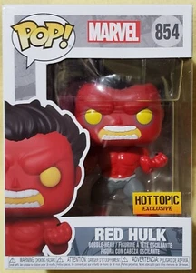 Funko POP! Marvel Red Hulk #854 ~ Hot Topic Exclusive ~ Bobblehead ~ Neu - Bild 1 von 6