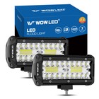 2×7 Zoll 120W CREE 40 LEDs Fahren Arbeitsleuchte Spotlicht Offroad LKW Autolampe