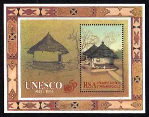 U2755G SOUTH AFRICA 1995 MS 50th anniversary of Unesco MNH - Picture 1 of 1