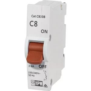 HPM CDCB108 8A Circuit Breaker Suitable For 8A /10A Lighting Circuits 8A - Picture 1 of 1