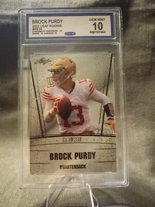 BROCK PURDY 2023 LEAF ROOKIE #RS15 GEM MINT 10 - Bild 1 von 2