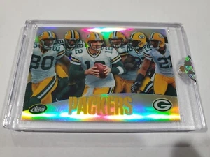 2010 eTopps Green Bay Packers Aaron Rodgers, Woodson, Matthews Refractor 143/499 - Picture 1 of 2
