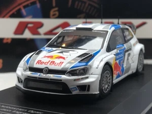 #8 VW Volkswagen Polo R WRC Ogier Rally Finland 2013 1/43 Diecast Model Car IXO