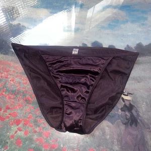 Vintage Bentley glänzendes großes hochgeschnittenes String Bikini Höschen - Bild 1 von 13