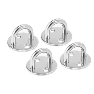 Acciaio inossidabile 304 8mm Anello fissaggio attrezzo piastra 4pz. - Photo 1/3