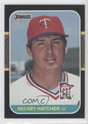 1987 Donruss Mickey Hatcher #491 - Image 1 of 2