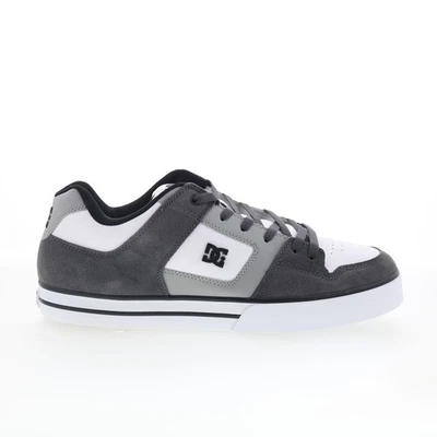 DC Pure 300660-XSSW Mens Gray Suede Skate Inspired Sneakers Shoes - Image 1 of 4