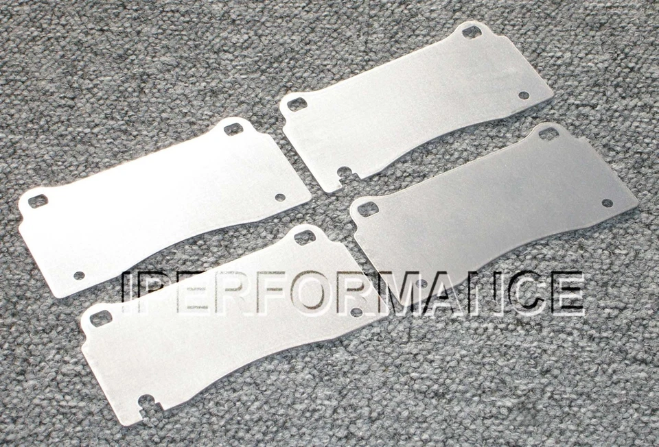 Juego de protector térmico de freno de titanio con muescas para Ferrari 512TR 1994-1996; DELANTERO Foto 1 de 3