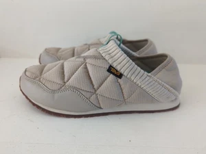 Teva ReEmber Moc Moccasin Women 7 Slip On Shoes 1125471 tan beige khaki - Picture 1 of 8