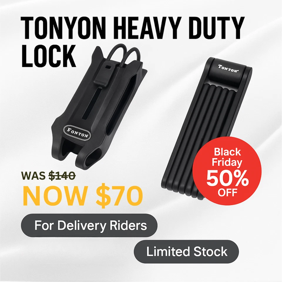 Сверхпрочный складной замок Tonyon - Изображение 1 из 4