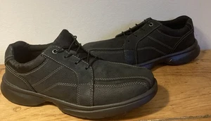 Clarks Herren Schwarz Bradley Walk Oxford Freizeitschuhe Neu ohne Karton Größe 9 - Bild 1 von 13
