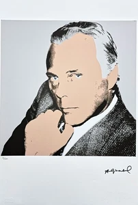ANDY WARHOL - Giorgio Armani - firmado, edición numerada 18/100, 38 x 56 cm - Imagen 1 de 7
