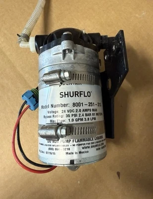 8001-251-210 DIAPRAGM WATER PUMP For TENNANT Ride Floor Scrubber - Image 1 of 4