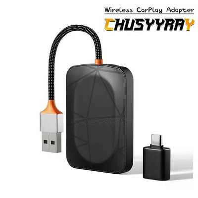 Wireless CarPlay Adapter USB Dongle for BMW X6 2017-2024 Bluetooth Auto Connect - Image 1 of 4