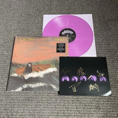 L.S. Dunes – Violet Vinyl Record w/ SIGNED Card 2025 LS - Image 1 of 4
