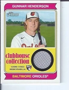 Gunnar Henderson 2023 Topps Heritage Clubhouse Collection - Bild 1 von 1