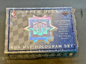 Juego sellado de fábrica holograma Jugador Más Valioso de la NBA Upper Deck 1992-1993 - Jordan & Shaq - NUEVO - Imagen 1 de 2