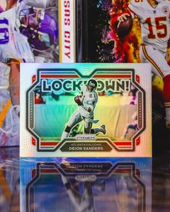 Panini Prizm 2021 ¡bloqueo! #23 Deion Sanders Silver Prizm - Imagen 1 de 2