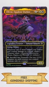Olivia, Opulent Outlaw (Borderless) Commander: Outlaws of Thunder Junction Foil - Imagen 1 de 2