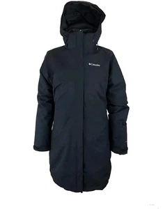 Chaqueta con Capucha Columbia Long Valley Interchange Aislada Impermeable en Negro, S - Imagen 1 de 4