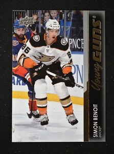 2021-22 UD Series 1 Base Young Guns #228 Simon Benoit - Anaheim Ducks!
