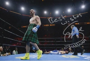Foto 12x8 firmata a mano Gary O'Sullivan - Autografo boxe 16. - Foto 1 di 1