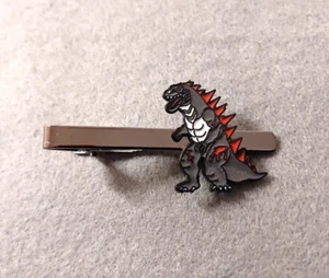 Godzilla Tie Clip Bar King of the Monsters Kaiju Great Gift Under 20 - Picture 1 of 5