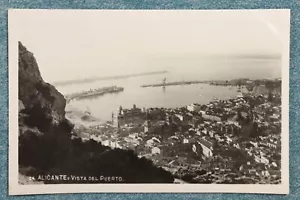 Postal Alicante vista del puerto. 24. Sin circular. Alicante postcard harbour . - Imagen 1 de 5