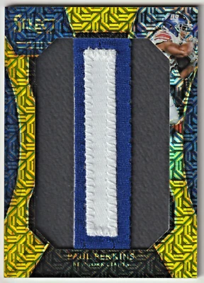Paul Perkins 2016 Panini Select Nameplates Gold Prizm Rookie Letter Patch #5/7 - Image 1 of 2