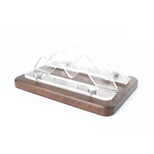 Wood Base for Mac Mini M4/M4 Pro 2024 Anti Slip Bracket cooling base - Picture 1 of 6
