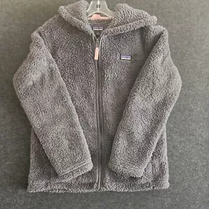 Patagonia Girl's Youth Large Size 12 Better Sweater Gray Full Zip - Picture 1 of 5