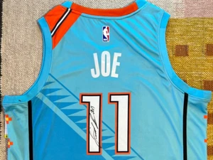 Isaiah Joe Signed Autograph Oklahoma City Thunder NBA Jersey OKC Arkansas - Picture 1 of 5