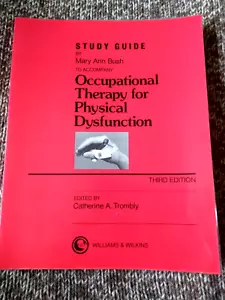 OCCUPATIONAL THERAPY FOR PHYSICAL DYFUNCTION THIRD EDITION VERY GOOD FREE POST - Picture 1 of 1