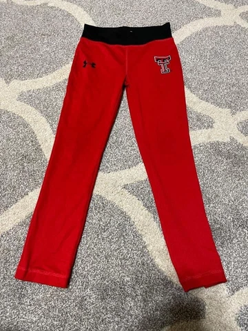 Texas Tech Red Raiders Under Armour  Pants Red Little girl Size 6x Cover